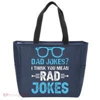 Rad Jokes Funny Dad Joke Tote Bag thumb 0
