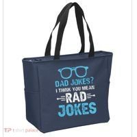 Rad Jokes Funny Dad Joke Tote Bag thumb 2