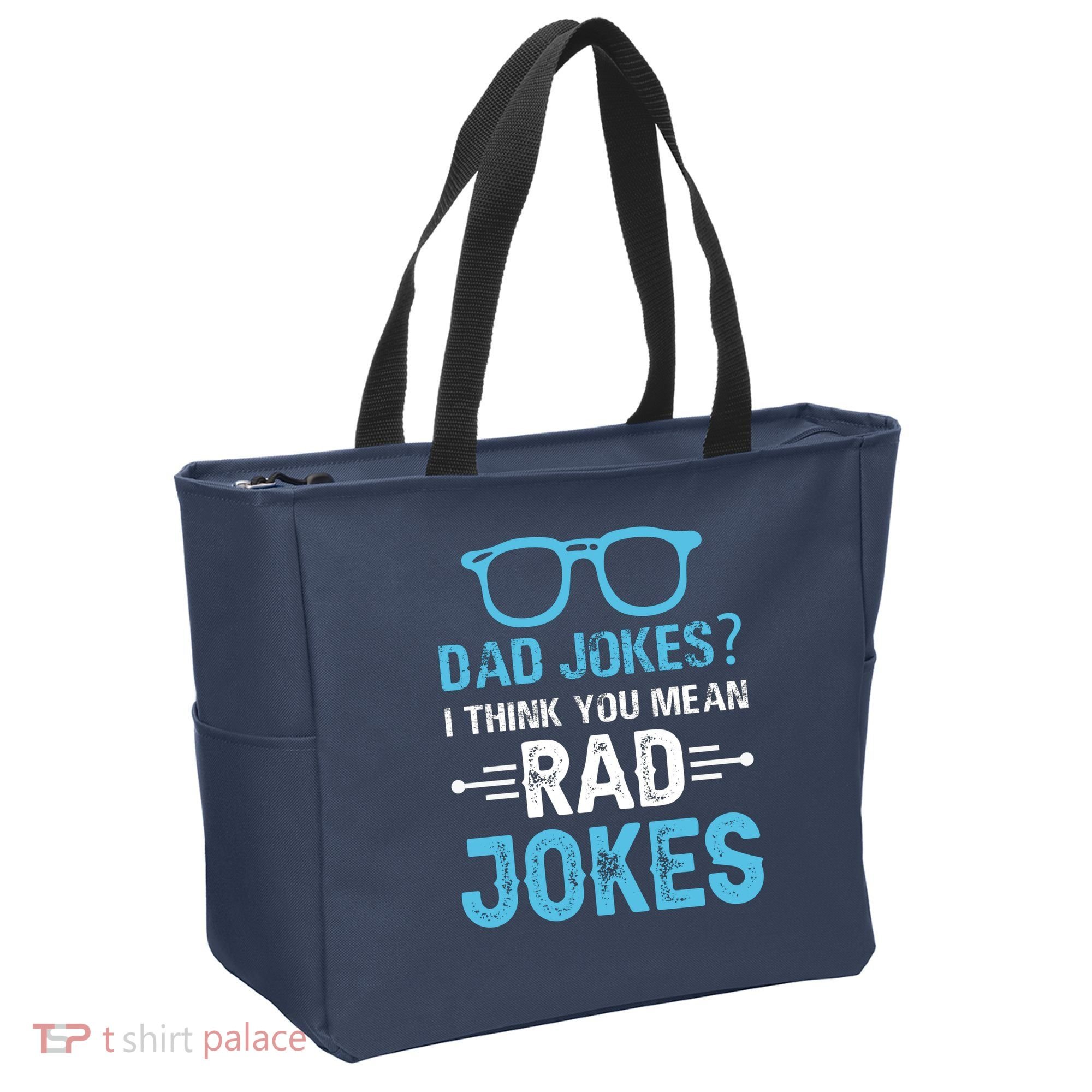 Rad Jokes Funny Dad Joke Tote Bag