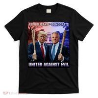 Republicans And Democrats United Against Evil Donald Trump Robert F Kennedy T-Shirt thumb 0