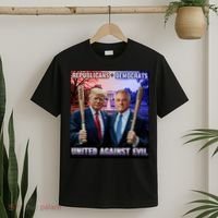 Republicans And Democrats United Against Evil Donald Trump Robert F Kennedy T-Shirt thumb 2