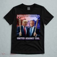 Republicans And Democrats United Against Evil Donald Trump Robert F Kennedy T-Shirt thumb 5