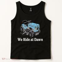 Ride At Dawn Tractor Enthusiast Dad Grandpa Tank Top thumb 2