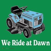 Ride At Dawn Tractor Enthusiast Dad Grandpa Hoodie thumb 2
