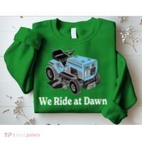 Ride At Dawn Tractor Enthusiast Dad Grandpa Sweatshirt thumb 2