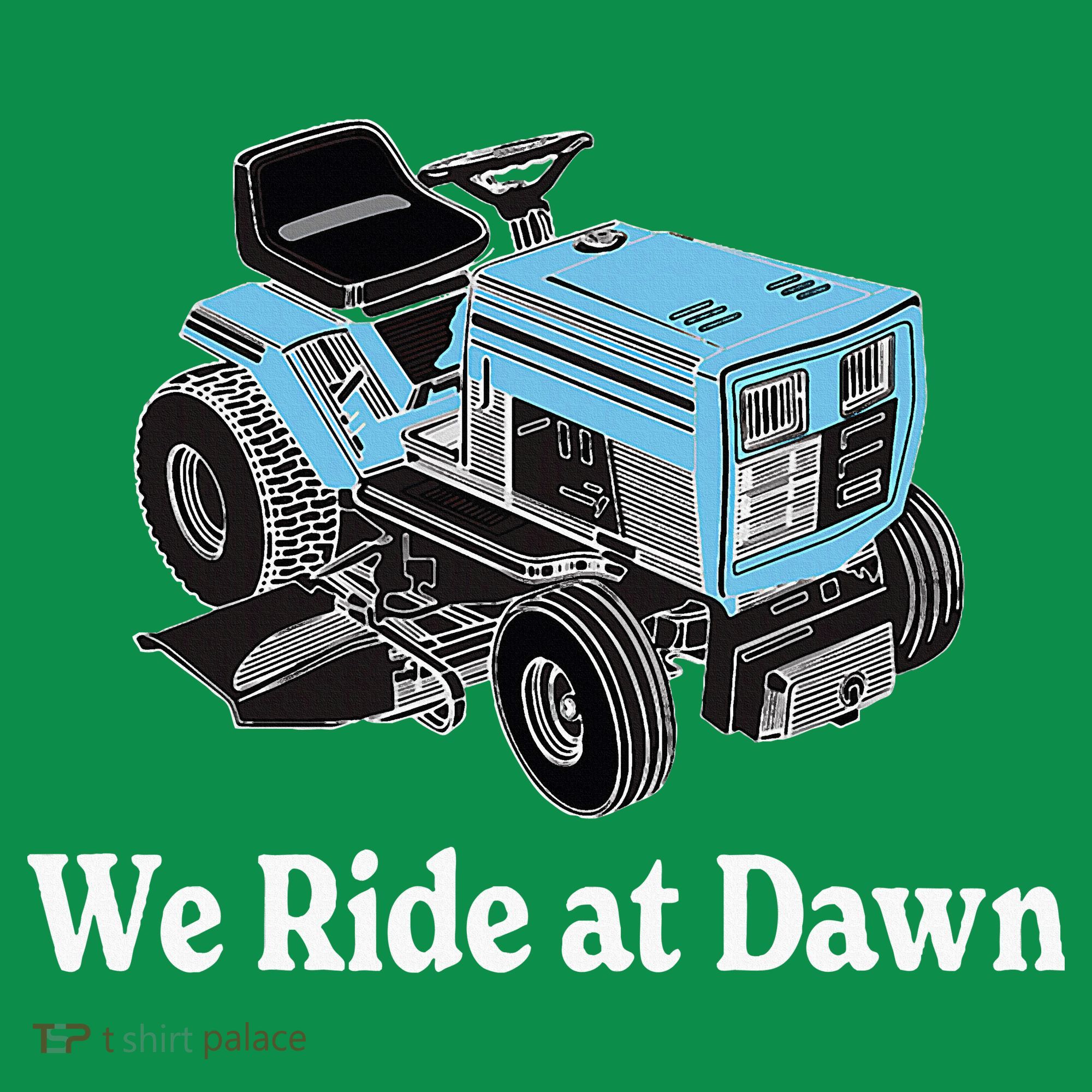 Ride At Dawn Tractor Enthusiast Dad Grandpa Women's Long Sleeve Shirt