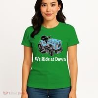 Ride At Dawn Tractor Enthusiast Dad Grandpa Women's T-Shirt thumb 4