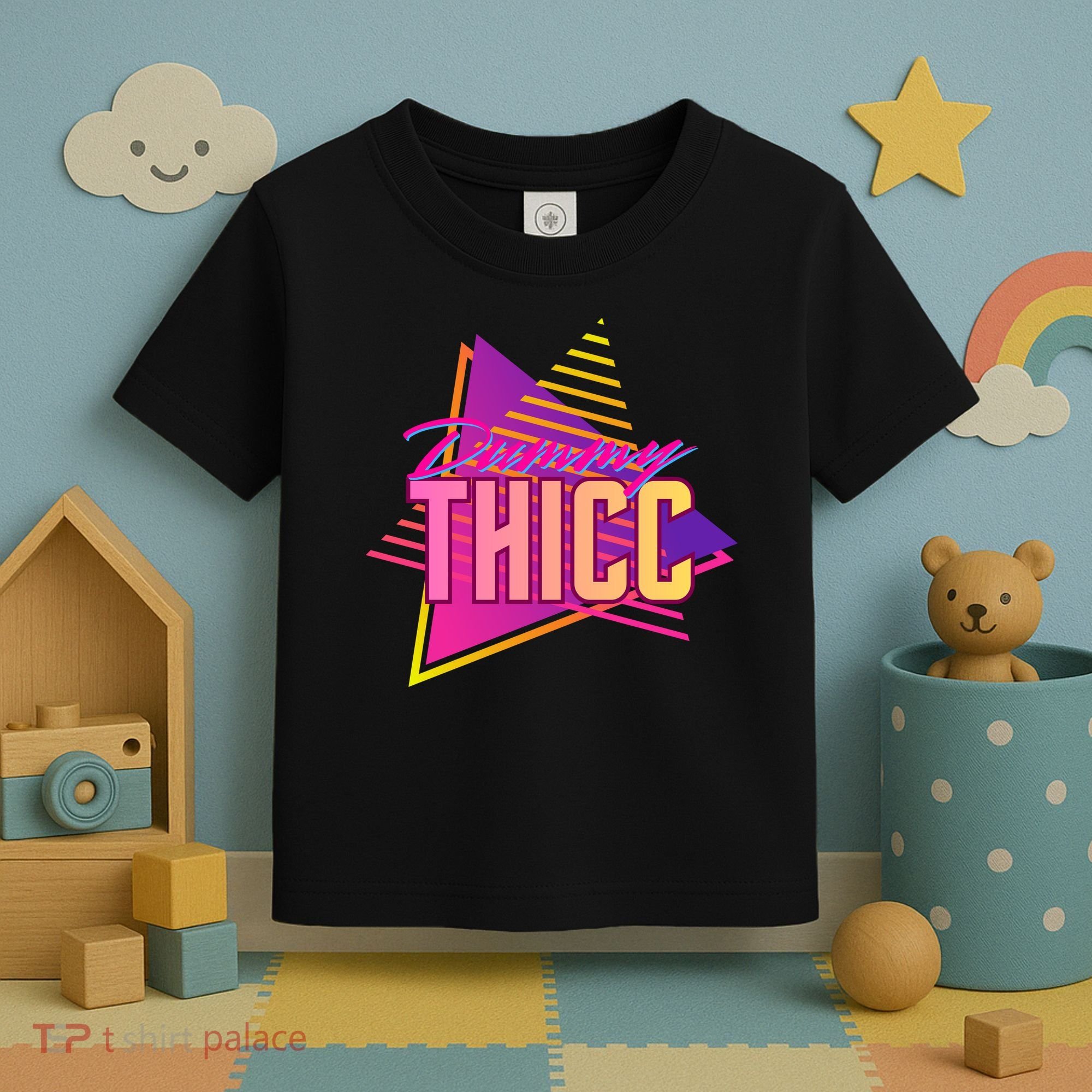 Retro And Dummy Thicc Toddler T-Shirt