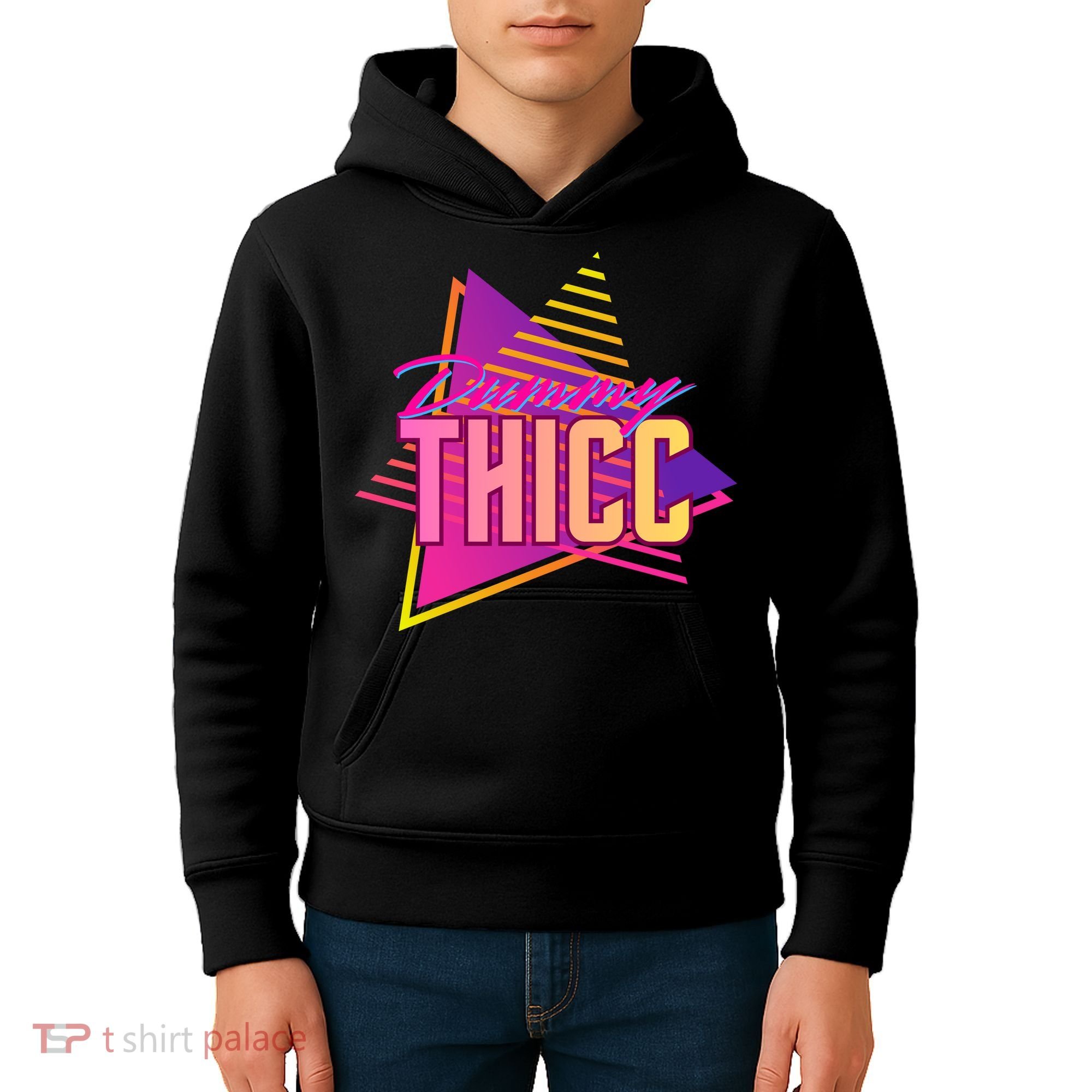 Retro And Dummy Thicc Kids Hoodie