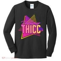 Retro And Dummy Thicc Kids Long Sleeve Shirt thumb 0