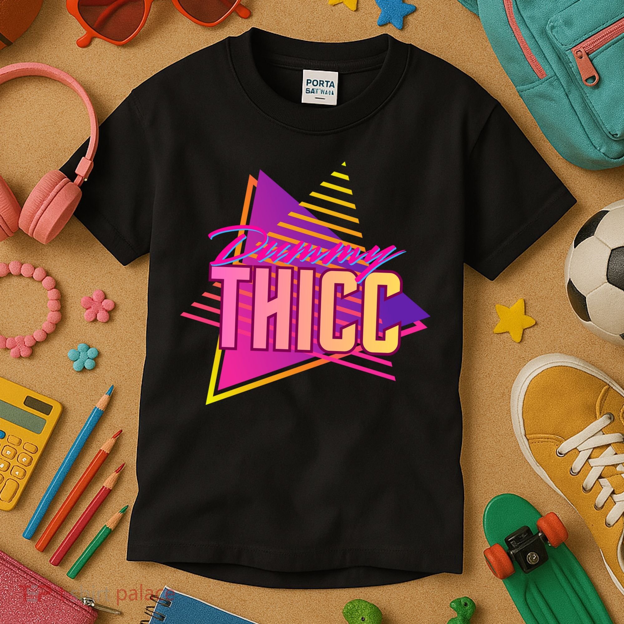 Retro And Dummy Thicc Kids T-Shirt