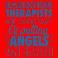 Radiation Therapists Are God's Way Of Putting Angels On Earth Santa Hat thumb 1
