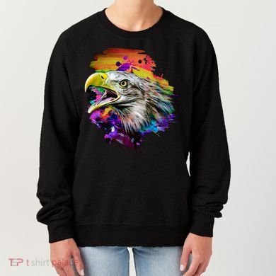 Realistic Abstract Eagle Women's Sweatshirt