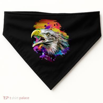 Realistic Abstract Eagle USA-Made Doggie Bandana