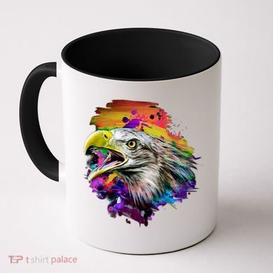 Realistic Abstract Eagle Coffee Mug