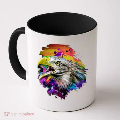 Realistic Abstract Eagle Coffee Mug