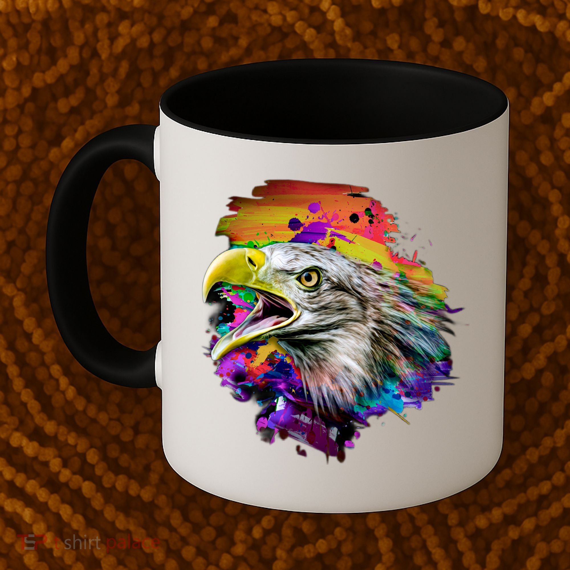 Realistic Abstract Eagle Coffee Mug