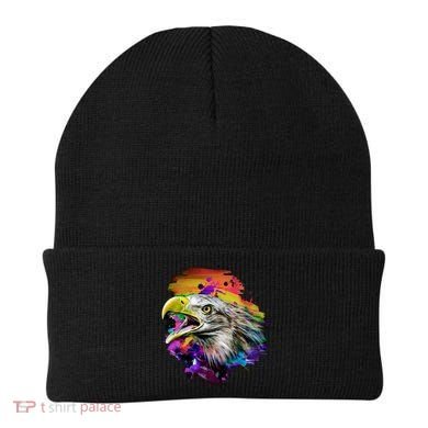 Realistic Abstract Eagle Beanie
