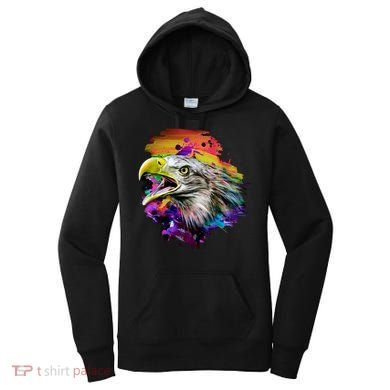 Realistic Abstract Eagle Women's Hoodie