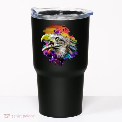 Realistic Abstract Eagle Tumbler