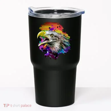Realistic Abstract Eagle Tumbler