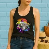Realistic Abstract Eagle Women's Tank Top thumb 2