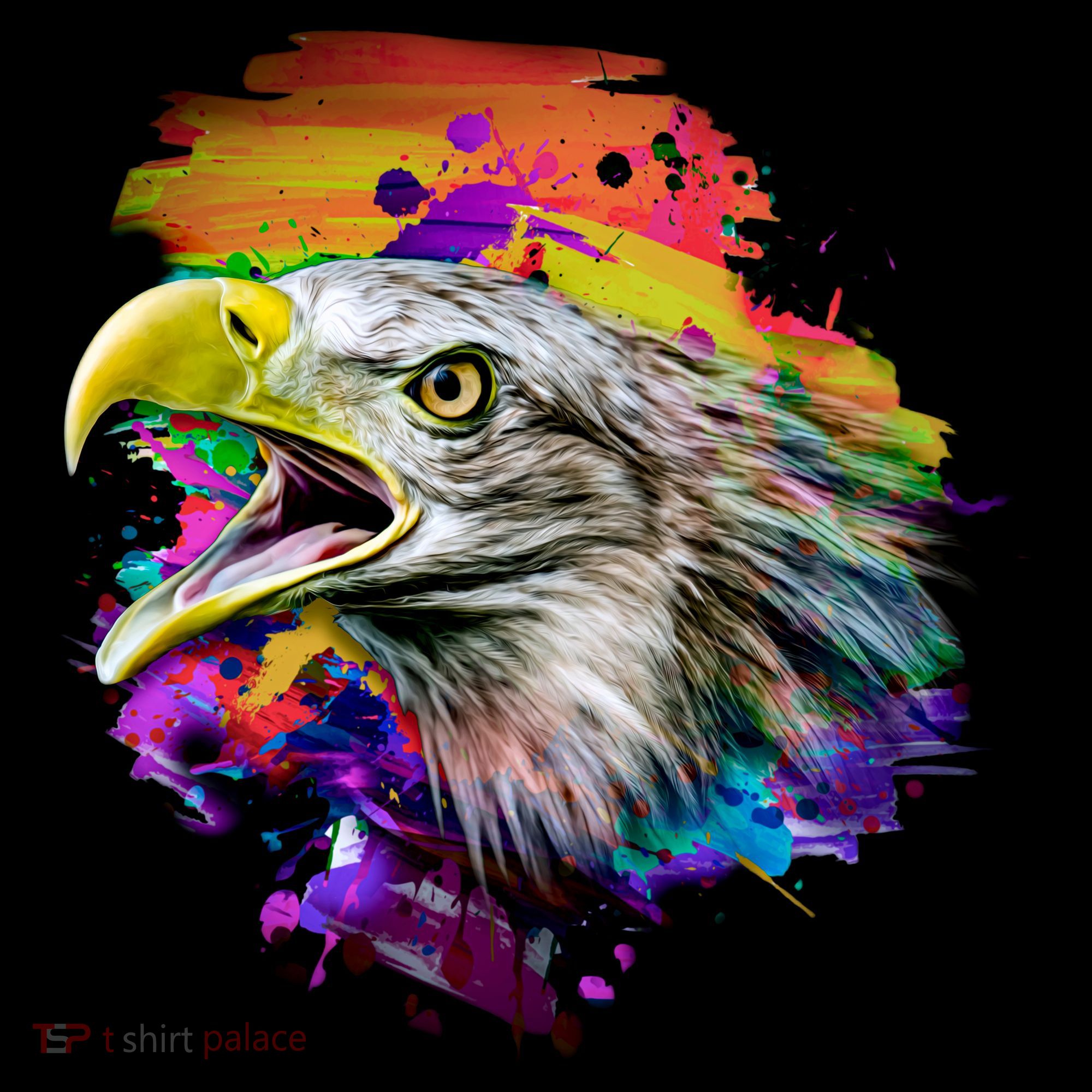 Realistic Abstract Eagle Toddler Hoodie