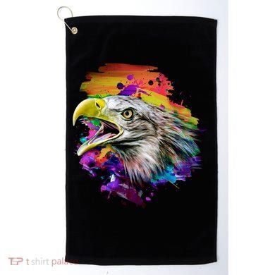 Realistic Abstract Eagle Golf Towel
