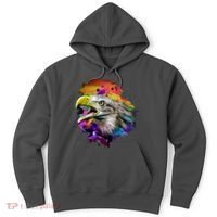 Realistic Abstract Eagle Hoodie thumb 0