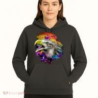 Realistic Abstract Eagle Hoodie thumb 5