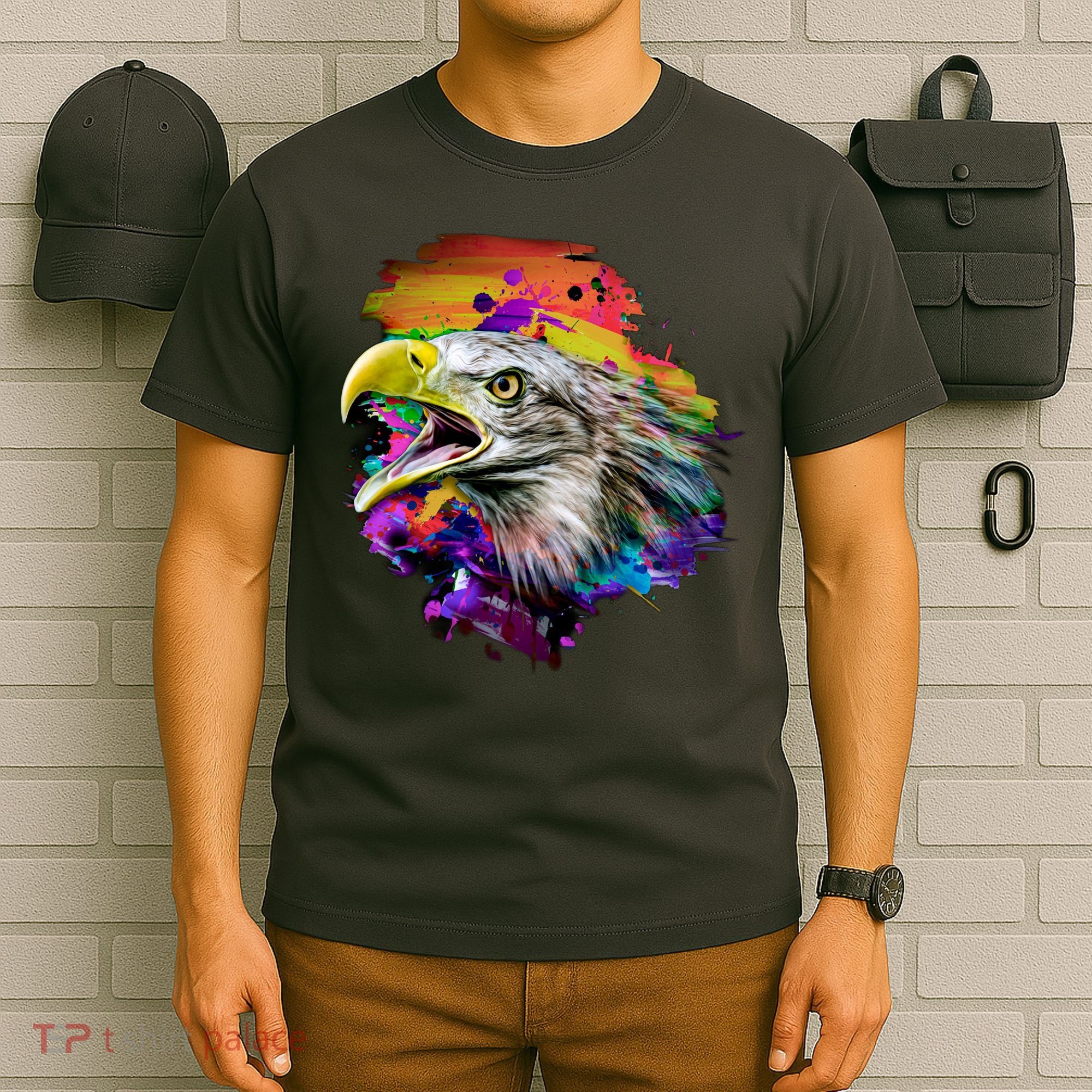 Realistic Abstract Eagle T-Shirt