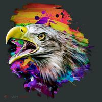 Realistic Abstract Eagle T-Shirt thumb 7