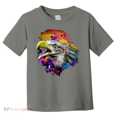 Realistic Abstract Eagle Toddler T-Shirt