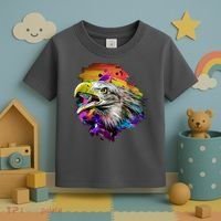 Realistic Abstract Eagle Toddler T-Shirt thumb 3