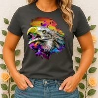 Realistic Abstract Eagle Women's T-Shirt thumb 2