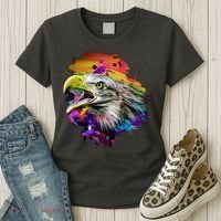 Realistic Abstract Eagle Women's T-Shirt thumb 3