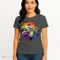 Realistic Abstract Eagle Women's T-Shirt thumb 4