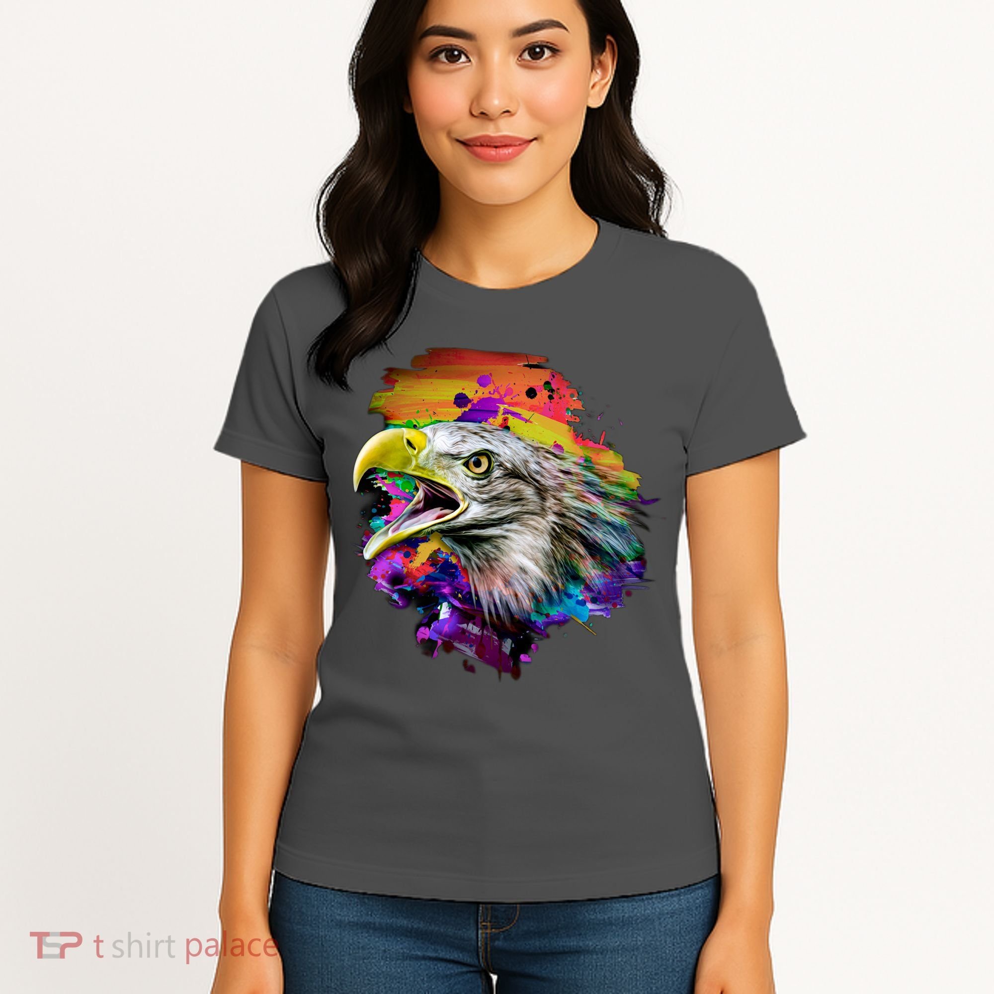 Realistic Abstract Eagle Women's T-Shirt