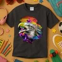 Realistic Abstract Eagle Kids T-Shirt thumb 3