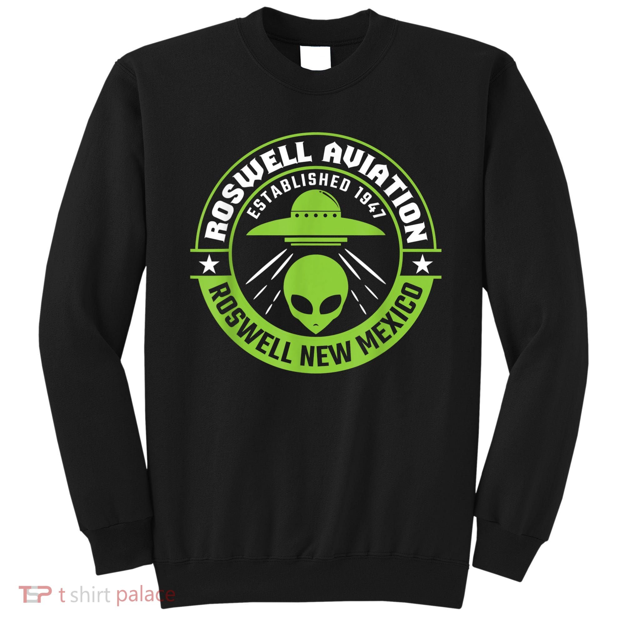 Roswell Aviation Established 1947 Roswell Alien Sweatshirt