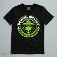 Roswell Aviation Established 1947 Roswell Alien T-Shirt thumb 5