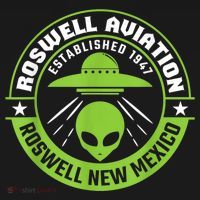 Roswell Aviation Established 1947 Roswell Alien Mousepad thumb 1