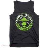 Roswell Aviation Established 1947 Roswell Alien Tank Top thumb 0