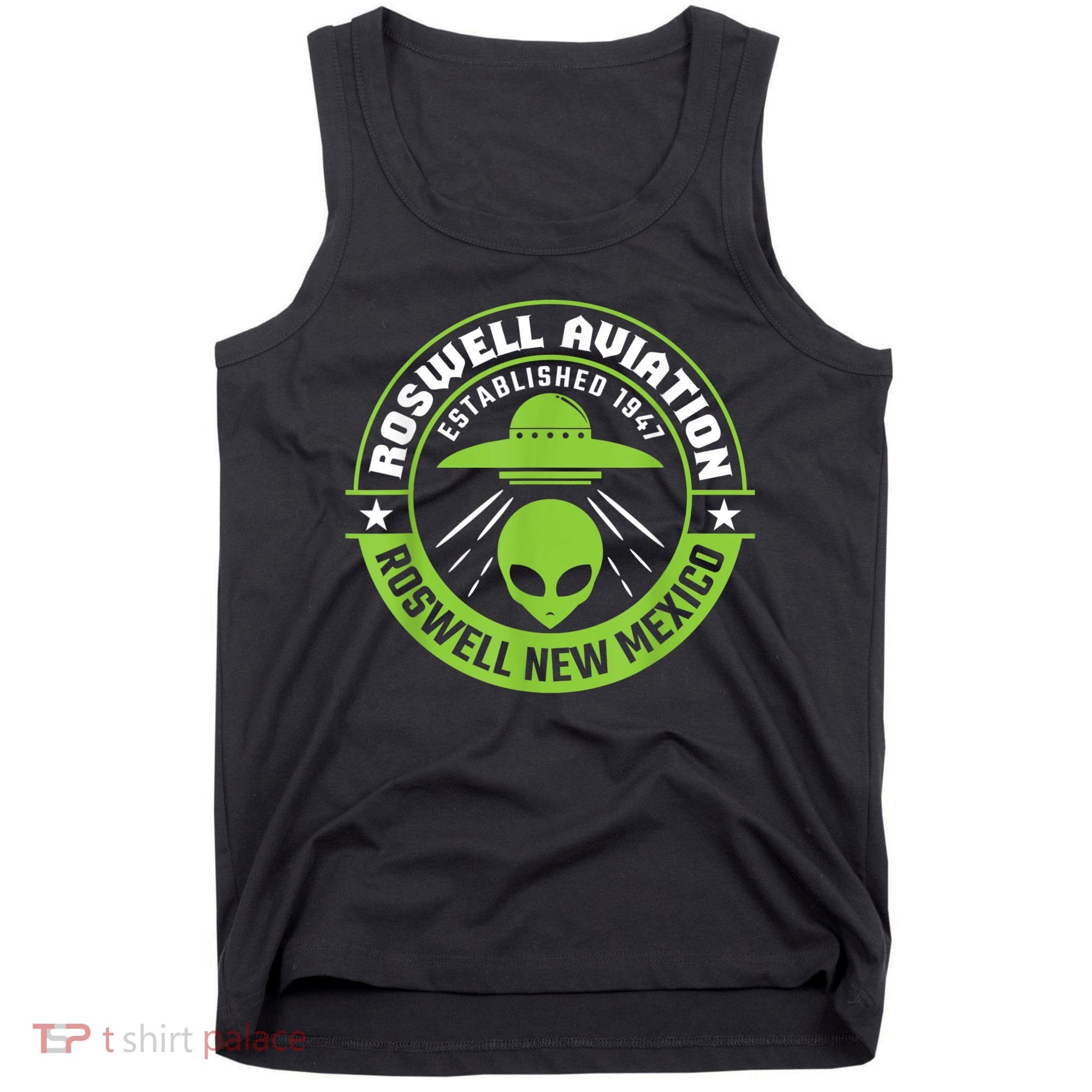 Roswell Aviation Established 1947 Roswell Alien Tank Top