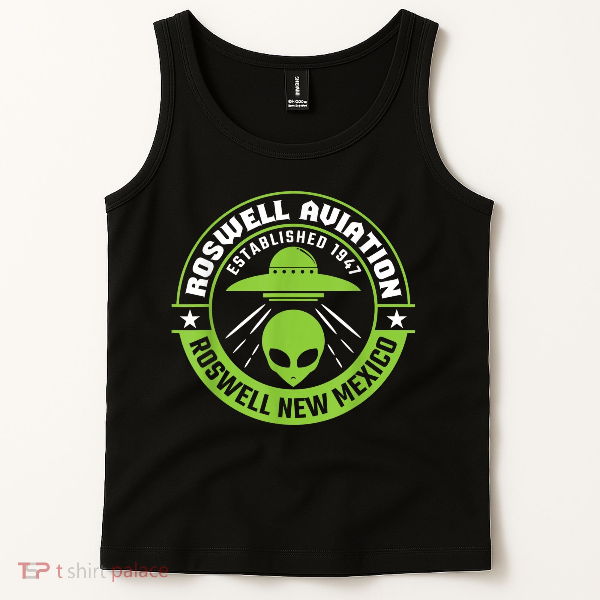 Roswell Aviation Established 1947 Roswell Alien Tank Top