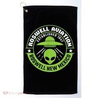 Roswell Aviation Established 1947 Roswell Alien Golf Towel thumb 0