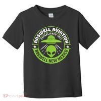 Roswell Aviation Established 1947 Roswell Alien Toddler T-Shirt thumb 0