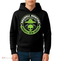 Roswell Aviation Established 1947 Roswell Alien Kids Hoodie thumb 4