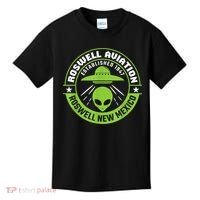 Roswell Aviation Established 1947 Roswell Alien Kids T-Shirt thumb 0