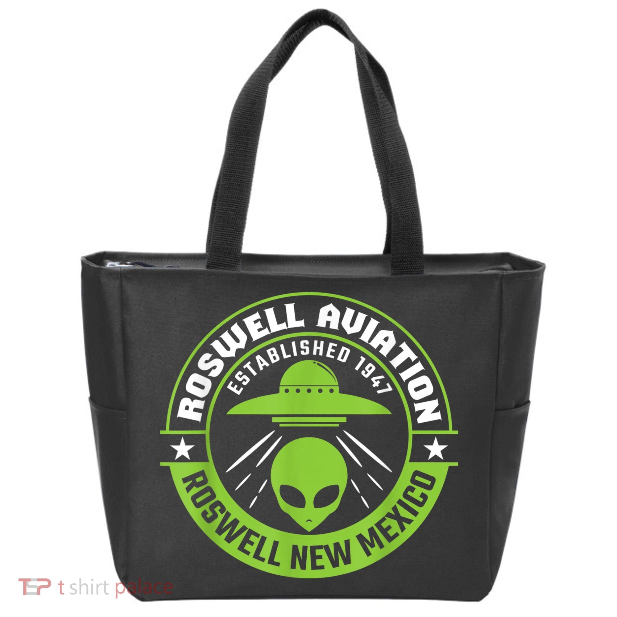 Roswell Aviation Established 1947 Roswell Alien Tote Bag